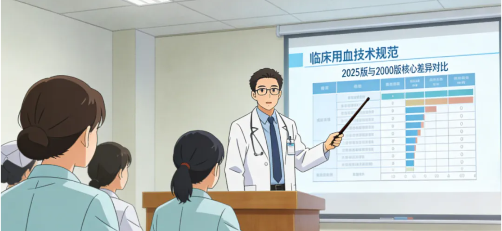 核心差异解读：《临床用血技术规范》2025 版与2000版